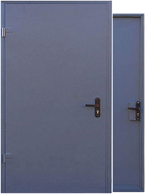 металлические строительные двери для строительных объектов