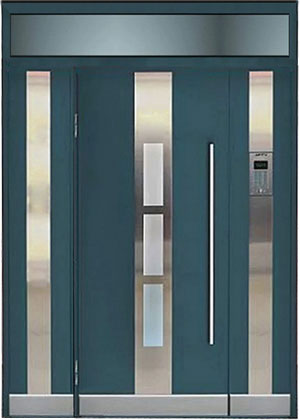 Входные металлические двери в дом, купить входную металлическую дверь для частного дома в Воронеже с установкой